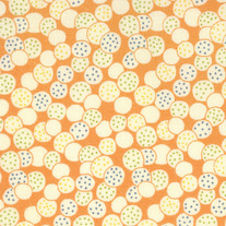 Fat Quarter-Moda Punctuation Orange Bubbles/2140713