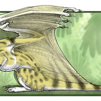"Draconic Leptailurus" Print