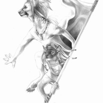 "Cat folks" Print