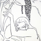 Jungle Queen Pen & Ink Original Art - Thumbnail 1