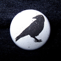 Awaken Raven Logo 1" Button