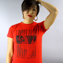 The Bad Things Tee in Red