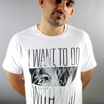 The Bad Things Men's Tee in White