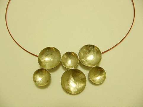 Concave Silver Necklace