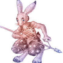 Samurai Rabbit/Usagi- Print