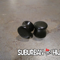 Black Obsidian Stone Saddle Plug