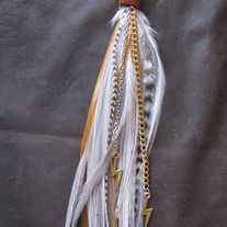 SAHARA Silver Feather Earring