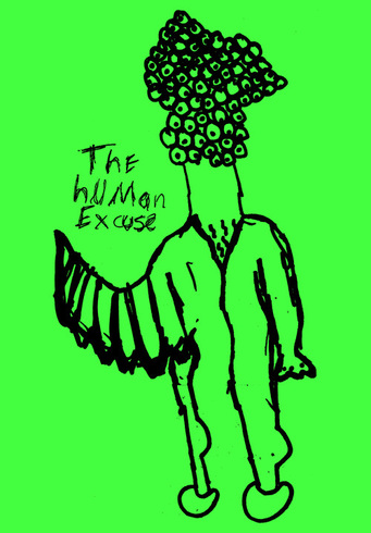 Diner Monster Shirt (Lime)