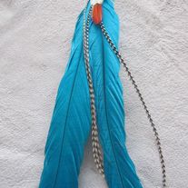 SAO PAULO Royal Blue Feather Earring