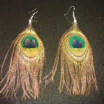 Peacock Earrings