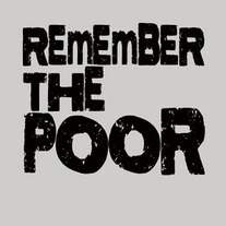 Remember the Poor Flyer Cards