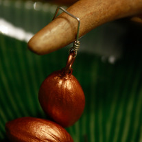 Phostoq Pistachio Golden Nugget Earrings