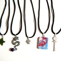 Make a charm a necklace- 4 cord types