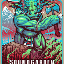 SOLD OUT - SOUNDGARDEN VIP North America 2011 (S/N)(A/P) by MUNK ONE