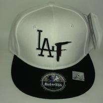 LAF HAT WHITE/BLACK 2 SNAPBACK 