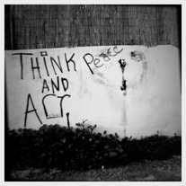 8x8 | Think peace and act, Greek wisdom.