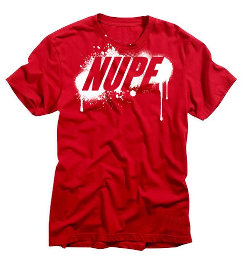NUPE Blood Sweat Tears Tee