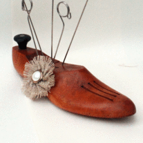 Upcycle Vintage Shoe Tree Display - Right Side
