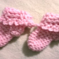 Cuffed Crochet Socks (3 Pairs)