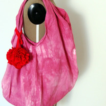Strawberry Sherbet Eco-Friendly Shoulder Bag by Sardinella Sardine