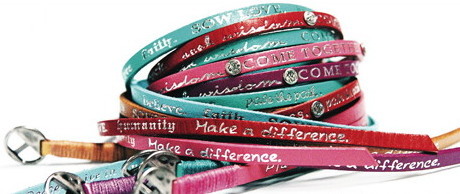 Humanity Bracelet, Wrap Happy Colors With Crystals