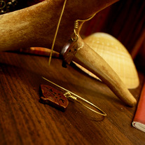 Bollywood Fans Hand Carved Earrings