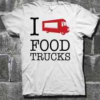 I LOVE FOOD TRUCKS - WHITE
