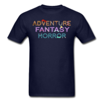  Adventure Fantasy Horror Books Mens T Shirt S-XXL