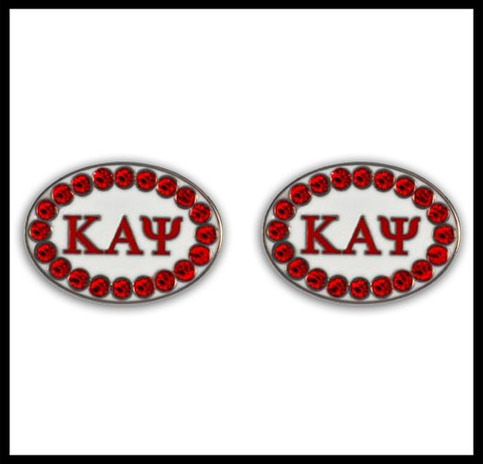Kappa Alpha Psi Crystal Cufflinks