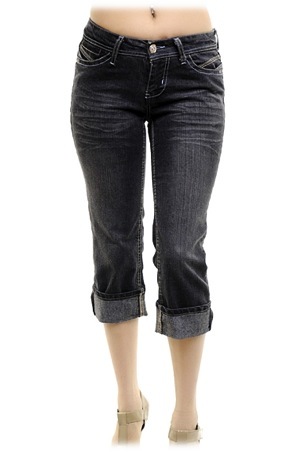 Cropped Stretch Jeans
