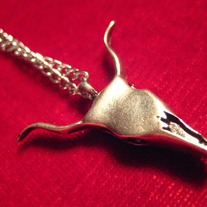 Xtra Long BUFFALO PENDANT Necklace
