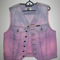 Calvin Klein Pink Dip Dye Vest