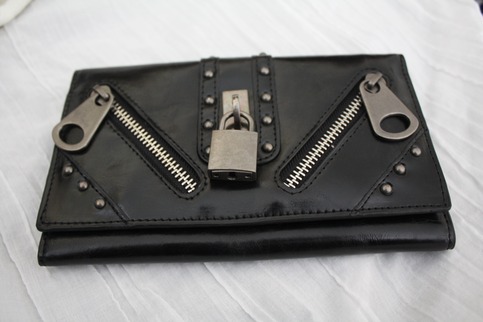 Black Zip Wallet by Buckle