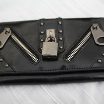 Black Zip Wallet by Buckle