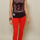 Brazilian Jeans, Red - Thumbnail 1