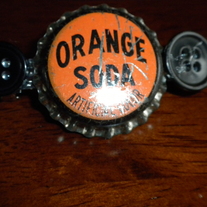 Orange Soda hair clip 