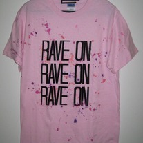 Pink RAVE ON Graphic T