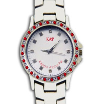 Kappa Alpha Psi Crystal Bezel Watch 