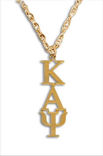 Kappa Alpha Psi Greek Letter Necklace