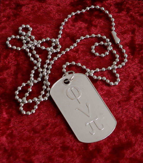 Phi Nu Pi Dog Tag