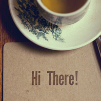 Letterpress Chipboard Postcards Pack (5) 