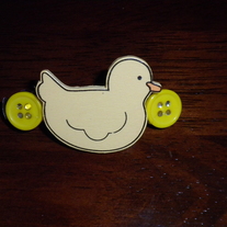 Duckie hair clip