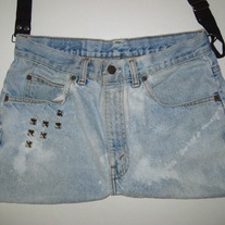 LEVIS Studded Jean Bag