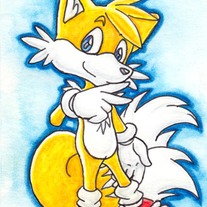 ACEO Tails the Fox- ORIGINAL art