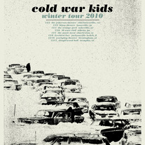 Cold War Kids // Tour Poster // December 2010