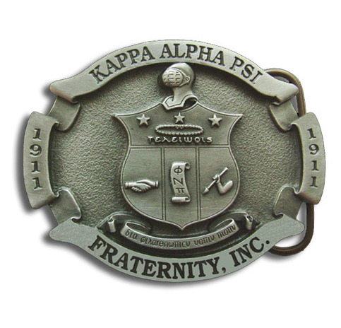 Kappa Alpha Psi Shield Belt Buckle