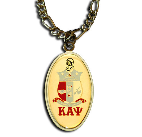 Kappa Alpha Psi Oval Shield & Chain
