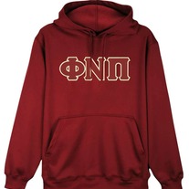 Phi Nu Pi Pullover Hoodie (Krimson)
