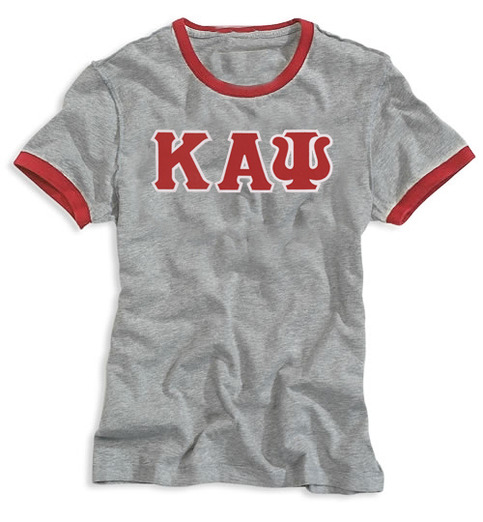 Kappa Alpha Psi Grey Ringer Tee