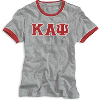 Kappa Alpha Psi Grey Ringer Tee
